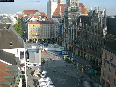 Kontrakt Uensartet genetisk Munich, Marienplatz - Live webcams. Seeing is believing